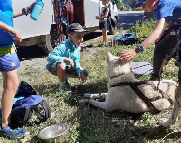 Cani-rando - Colo Passion animal - Colonies de vacances - Centre Le Bien Veillant dans les Alpes (38)