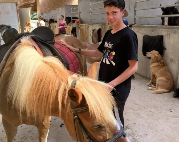 Équitation - Colo Passion animal - Colonies de vacances - Centre Le Bien Veillant dans les Alpes (38)