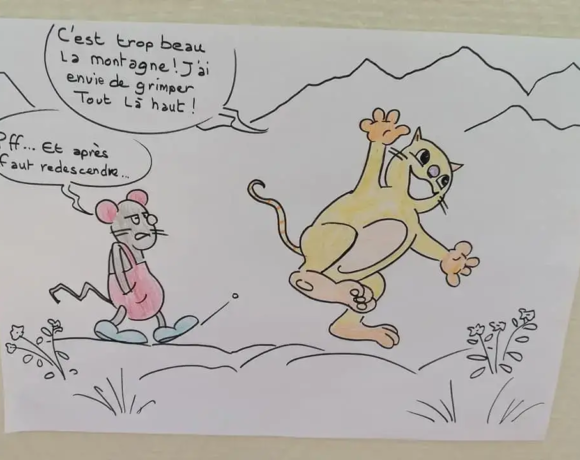 Joli dessin - Colo BD & manga - Colonies de vacances - Centre Le Bien Veillant dans les Alpes (38)