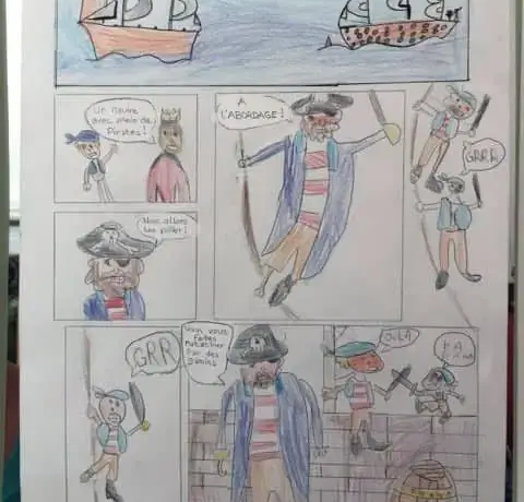 Jolie bande-dessinée - Colo BD & manga - Colonies de vacances - Centre Le Bien Veillant dans les Alpes (38)