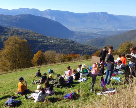 Lecture du paysage - Classe rousse - Classes de découvertes - Centre Le Bien Veillant dans les Alpes (38)