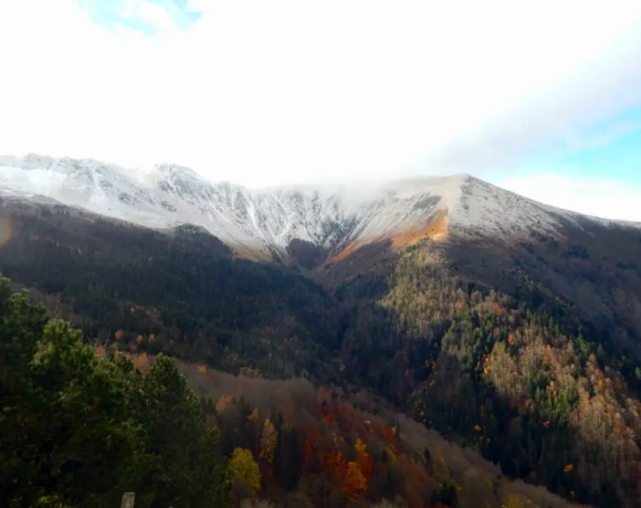 Le Grand Serre en automne - Centre de colonies de vacances Le Bien Veillant à l'Alpe du Grand Serre en Isère (38)