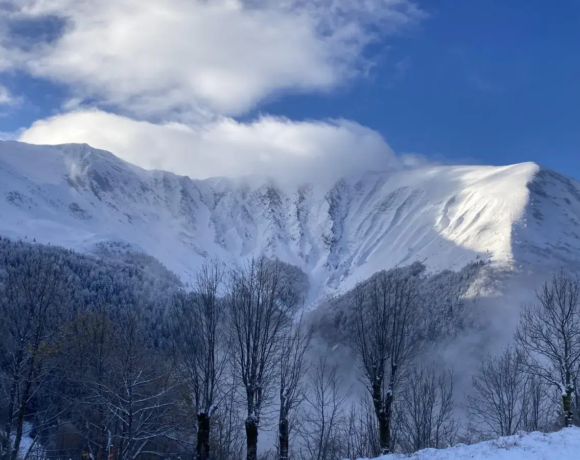 Le Grand Serre en hiver - Centre de colonies de vacances Le Bien Veillant à l'Alpe du Grand Serre en Isère (38)