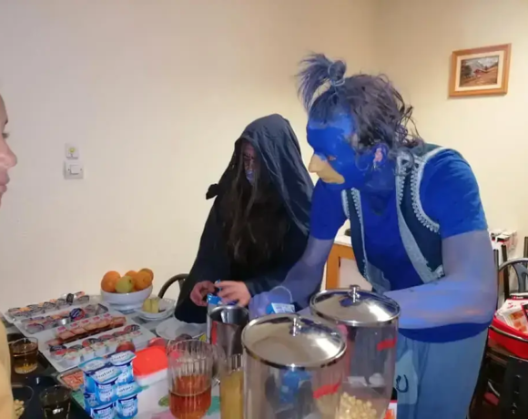Petit-déjeuner animé - Centre de colonies de vacances Le Bien Veillant à l'Alpe du Grand Serre en Isère (38)