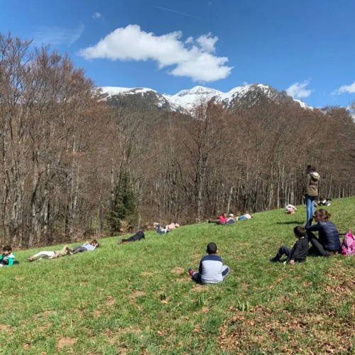 Lecture du paysage - Classe rousse - Classes de découvertes - Centre Le Bien Veillant dans les Alpes (38)