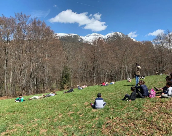 Lecture du paysage - Classe rousse - Classes de découvertes - Centre Le Bien Veillant dans les Alpes (38)