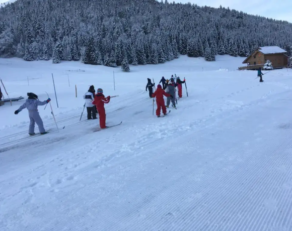 Ski de fond - Classe de neige - Classes de découvertes - Centre Le Bien Veillant dans les Alpes (38)