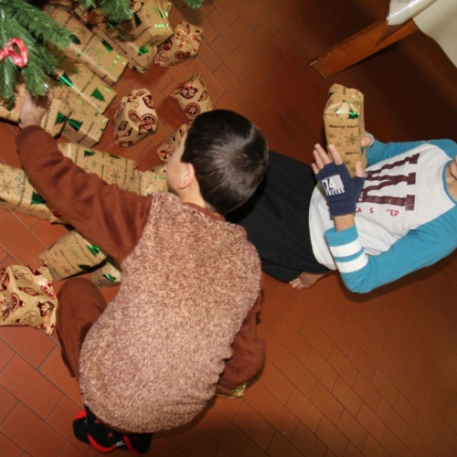 Noël Centre de colonies de vacances Le Bien Veillant à l'Alpe du Grand Serre en Isère (38)