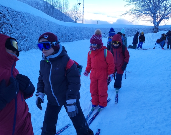 Ski de fond Centre de classes découvertes Le Bien Veillant à l'Alpe du Grand Serre en Isère (38)