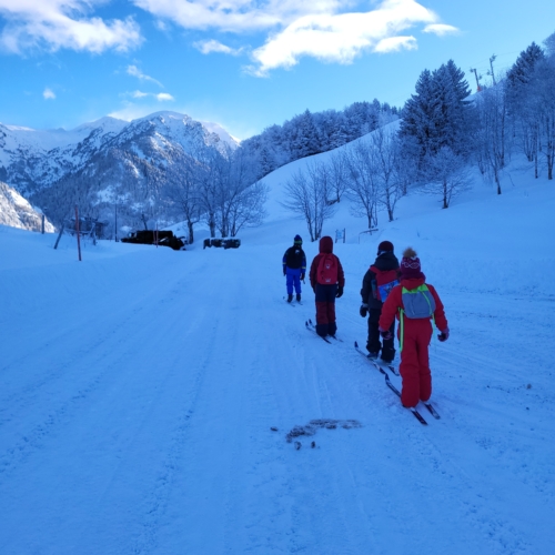 Ski de fond Centre de classes découvertes Le Bien Veillant à l'Alpe du Grand Serre en Isère (38)