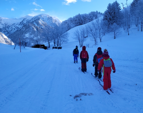 Ski de fond Centre de classes découvertes Le Bien Veillant à l'Alpe du Grand Serre en Isère (38)